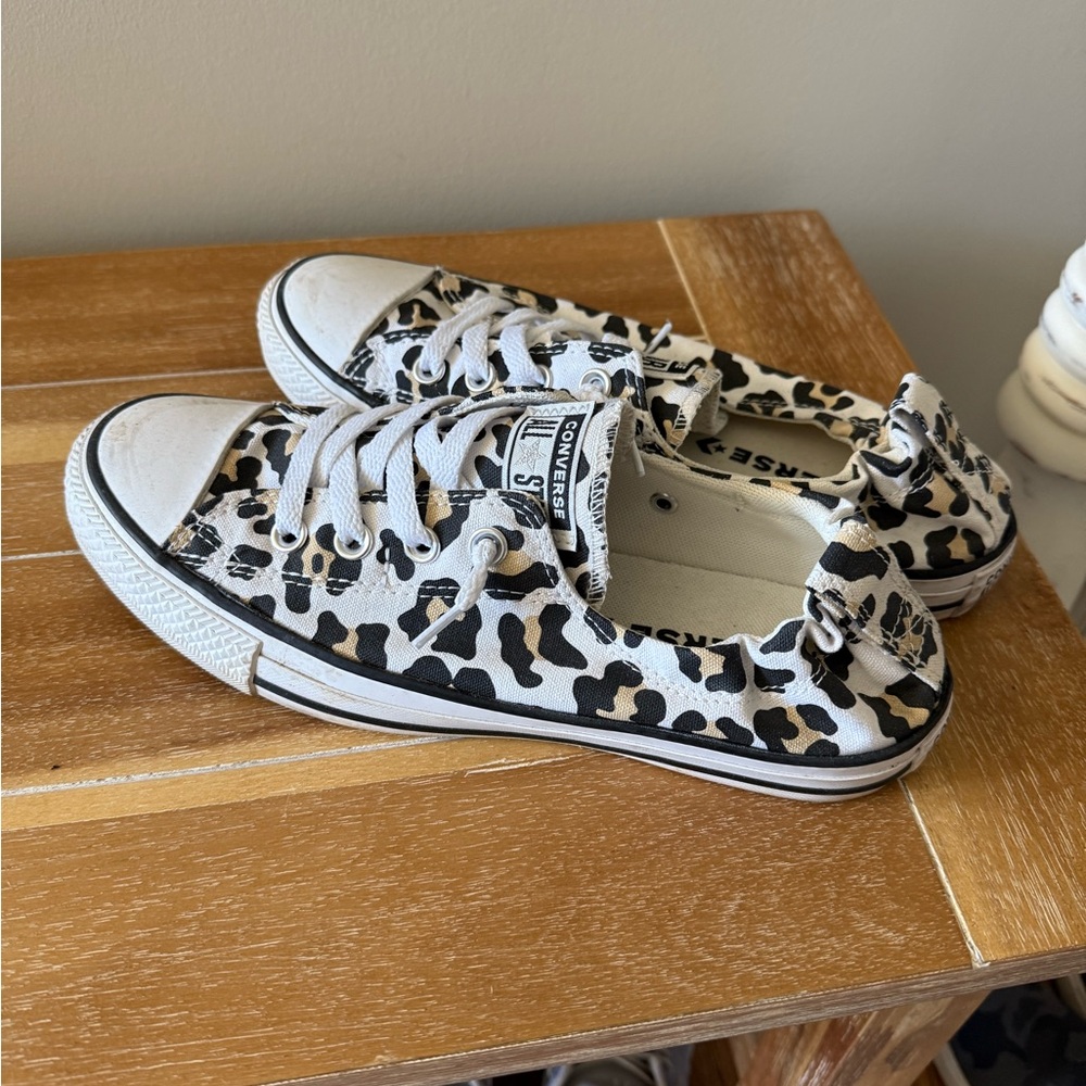 Women’s Leopard Print Slip-on Sneakers